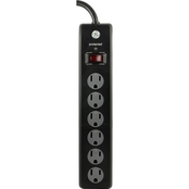 GE 6-Outlet Surge Protector 6 ft.
