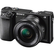 Sony Alpha a6000 24.3MP Mirrorless 16-50mm Camera with Interchangeable Lens