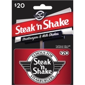Steak 'n Shake $20 Gift Card