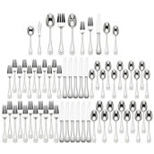 Lenox French Perle Stainless Steel 65 pc. Flatware Set