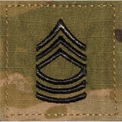 Army Rank Master Sergeant MSGT Velcro (OCP)
