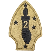 Patch 2nd Marine Division Subdued Velcro (OCP)