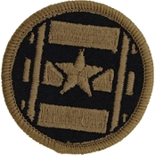 Army Patch Third Transportation Command Subdued Hook and Loop (OCP)