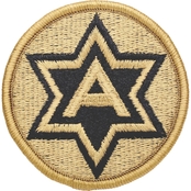 Army Patch Sixth Army Subdued Hook and Loop (OCP)