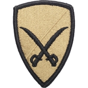 Army Patch Sixth Cavalry Brigade Subdued Hook and Loop (OCP)
