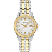 Tourneau Women's Two Tone White Dial Watch 32mm TLRB-W064