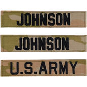 Embroidered Army OCP Nametape Kit with Velcro (Uniform Builder Item Only)