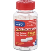 Exchange Select Extra Strength Acetaminophen Non-Aspirin Caplets 200 Ct.