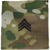 Army Rank Sergeant (SGT) Sew-On (OCP) 2 pc.
