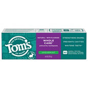 Tom's of Maine Whole Care Spearmint Toothpaste 4 oz.