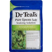 Dr Teal's Eucalyptus and Spearmint Pure Epsom Salt Soaking Solution 3 lb. Bag