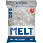 Snow Joe MELT 25 lb. Resealable Bag Calcium Chloride Crystals Ice Melter