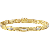 10K Yellow Gold 3/8 CTW Diamond Bracelet
