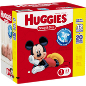 Huggies Snug and Dry Diapers Size 1 (8-14 lb.) Choose Count