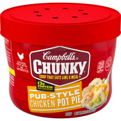 Campbell's Chunky Pub Style Chicken Pot Pie Soup Microwaveable Bowl 15.25 oz.