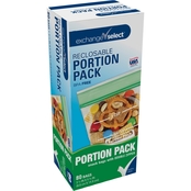 Exchange Select Reclosable Bags, Portion Pack, 80 pk.