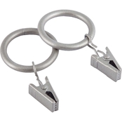 Kenney Clip Rings for 5/8-3/4 in. Diameter Curtain Rods Set of 14