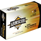 Armscor .223 Rem 55 Gr. Pointed Soft Point, 20 Rounds