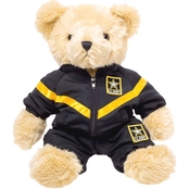Bear Forces of America 16 in. Plush Bear in the Army PT Uniform