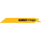 DeWalt 6 in. 10/14 TPI Reciprocating Blade 5 pk.