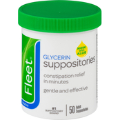 Fleet Adult Glycerin Suppositories 50 ct.