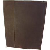 Piel Leather Letter Size Padfolio with Organizer