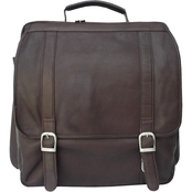 Piel Leather Vertical Computer Backpack