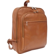 Piel Leather Front Pocket Computer Backpack