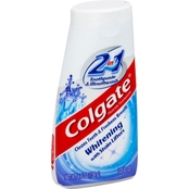 Colgate 2 in 1 Whitening Toothpaste Gel and Mouthwash 4.6 oz.