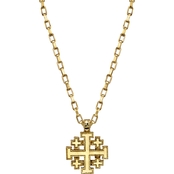 Symbols of Faith 14K Goldtone Jerusalem Cross Pendant