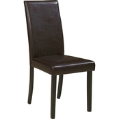 Ashley Kimonte Upholstered Side Chair 2 Pk., Chocolate