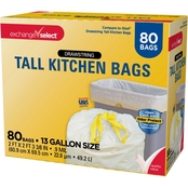 Exchange Select 13 gal. Drawstring Tall Kitchen Bags 80 Ct.