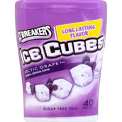 Hershey's Ice Breakers Ice Cubes Arctic Grape Sugar Free Gum 40 ct.