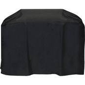 Two Dogs Designs 72 In. Cart Style Grill Cover, Black