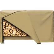 Two Dogs Designs 96 In. Log Rack Cover, Khaki