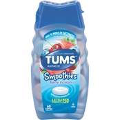 Tums Smoothies Berry Fusion Chewable Tablets 60 Ct.