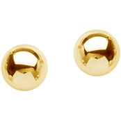14K Yellow Gold 0.2 in. Ball Stud Earrings