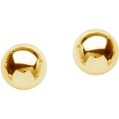 14K Yellow Gold 0.24 in. Ball Stud Earrings