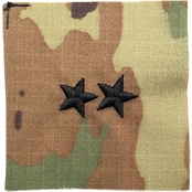 Army Major General Rank Point to Center Sew-on O-8 (OCP)