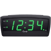 Equity by La Crosse 0.9 in. Display LED Alarm Clock