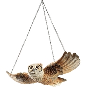 Design Toscano The Garden Owl Hanging Sculpture