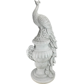 Design Toscano Peacock on an Urn Statue