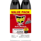 Raid Ant and Roach Killer Fragrance Free 17.5 oz., 2 pk.