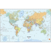World Dry Erase Map