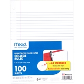 Mead Reinforced Filler Paper 100 ct.