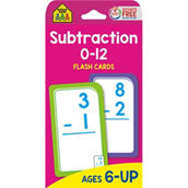 School Zone Subtraction 0-12 Flash Cards