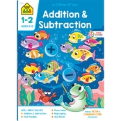 School Zone Addition & Subtraction G1-2 Deluxe Edition Workbook