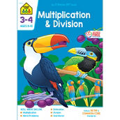 School Zone Multiplication and Division G3 4 Deluxe Edition Workbook