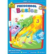 School Zone Preschool Basics Deluxe Edition Workbook