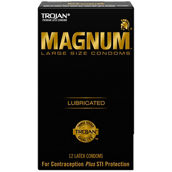 Trojan Magnum Lubricated Condoms 12 ct.